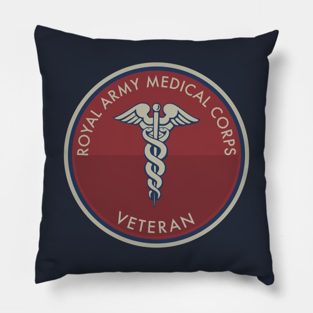 Royal Army Medical Corps Veteran Pillow by TCP