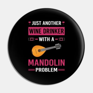 Wine Drinker Mandolin Pin