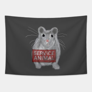 Service Animal: Hamster Tapestry