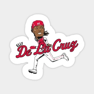 Elly De La Cruz Caricature Magnet