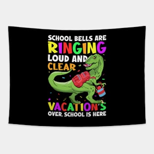 School Bells Are Ringing Loud And Clear Vacation's Over School Is Here - Back to School Tapestry