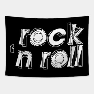 rock n roll logo Tapestry