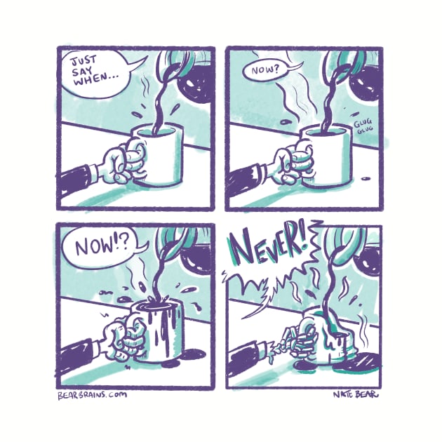 Never Enough Coffee Comic by natebear