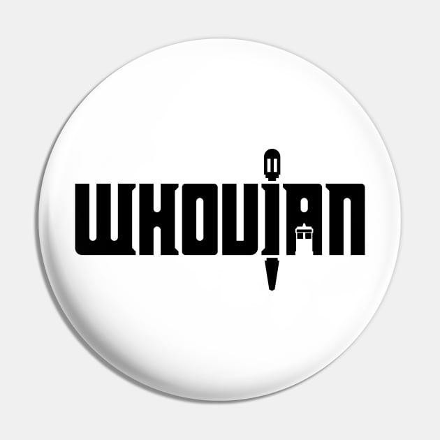 Whovian Blue Pin by emodist