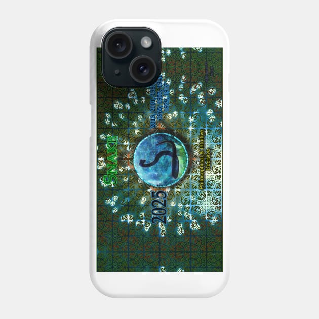 Zo-Disc Snake with background v1 Phone Case by ajbruner77