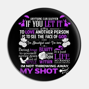 Broadway Motivational Quotes Pin