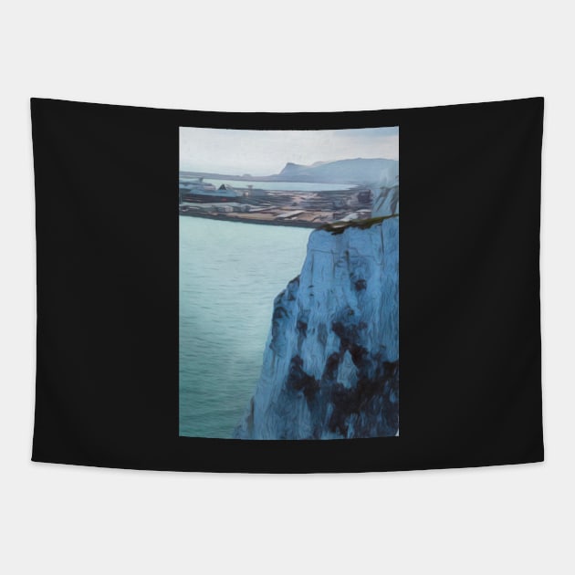 Dover Cliffs Pastel Tapestry by NikkiBear67