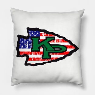 KP Chiefs USA logo Pillow