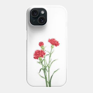 June 15th birthday flower Phone Case