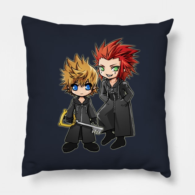 Roxas and Axel - Kingdom Hearts Pillow by Studio Marimo