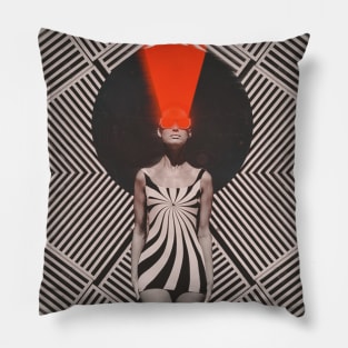 Hypnotic Vintage Woman Pillow