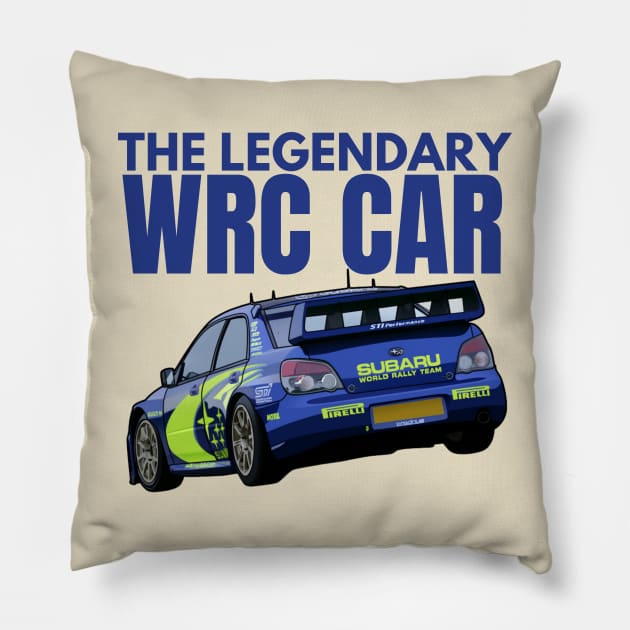 The Legendary RALLY CAR Pillow by MOTOSHIFT