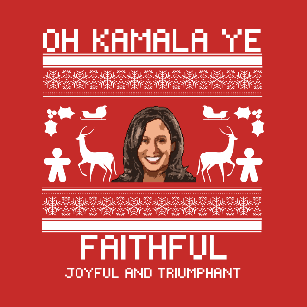 Kamala Harris, Ugly Christmas Sweater, Holiday Sweater, Kamala Sweatshirt, Funny Sweatshirt, Political Shirt by sabrina.seeto@gmail.com