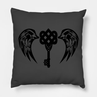 Wings Heart knot Key Pillow