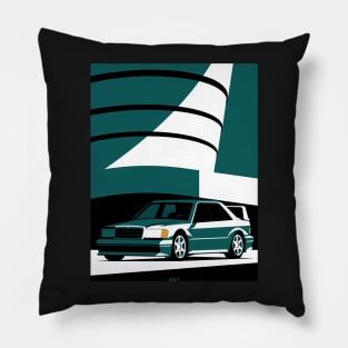 Merc 190E Evo II (Green) Pillow