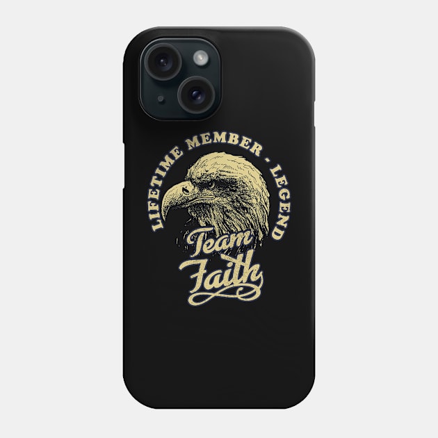 Faith Name - Lifetime Member Legend - Eagle Phone Case by Stacy Peters Art