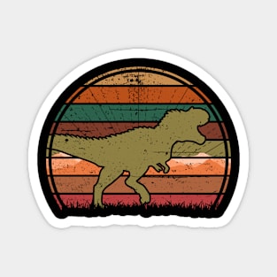 Tyrannosaurus T Rex Sunset Magnet