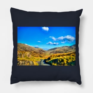 Hardknott Pass Valley, Cumbria, UK Pillow