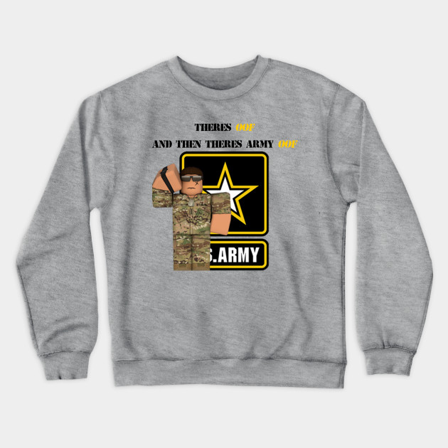 Roblox Army T Shirt Roblox Crewneck Sweatshirt Teepublic - hoodie cool t shirts for roblox