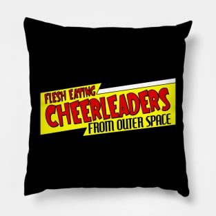 Flesh Eating Cheerleaders Logo 2 Pillow