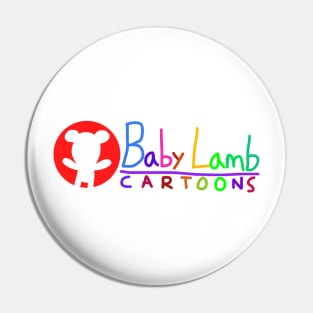 Baby Lamb Cartoons logo Pin