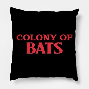 Colony of Bats Animal Collective Bird Nouns Pillow