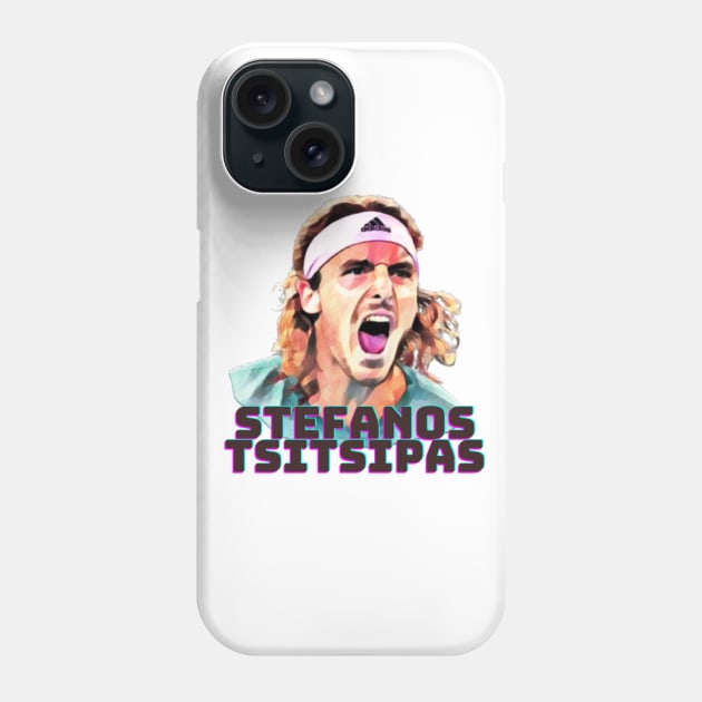 stefanos tsitsipas Phone Case by BorodinaAlen