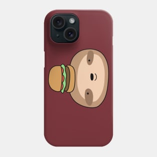 Hamburger Sloth Face Phone Case