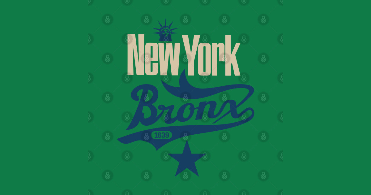 New York Bronx New York Bronx Schriftzug Bronx Logo New York