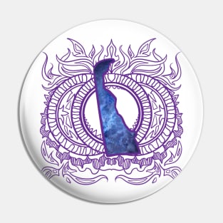 Delaware Mandala Pin