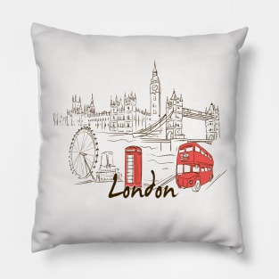 London Souvenir Pillow