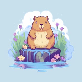 Good Day for a Capybara Swim T-Shirt