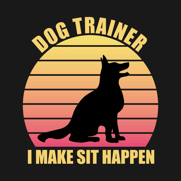 Dog Trainer Retro Vintage by MetalHoneyDesigns