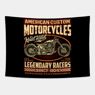 American Custom Motorcycle Tapestry