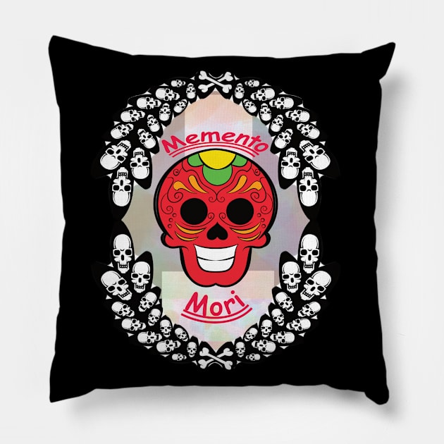 Memento Mori Pillow by stadia-60-west