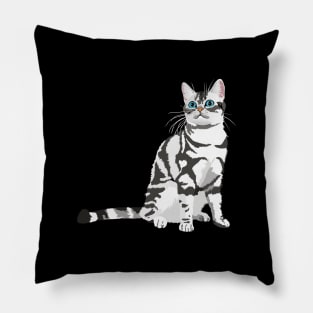 American Shorthair Cat Pillow