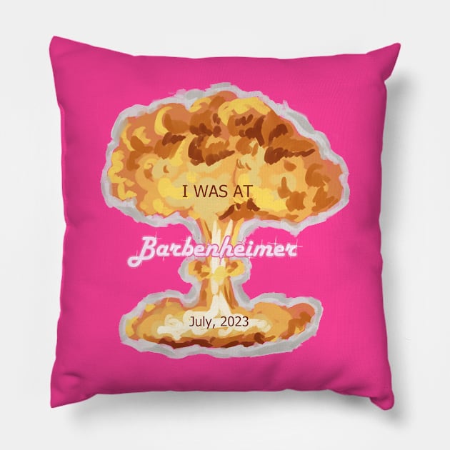 Barbenheimer Pillow by Moco_Illustrations
