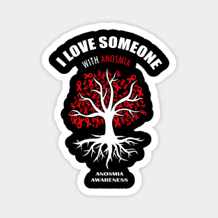 I Love Someone With Anosmia | Anosmia Awareness Magnet