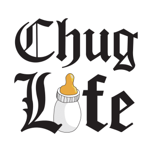 Chug Life White T-Shirt