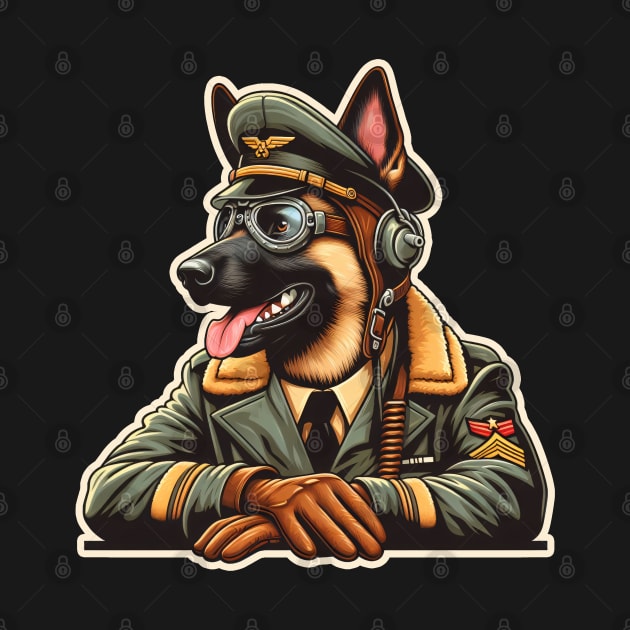 Belgian Malinois Pilot by k9-tee