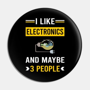 3 People Electronics Pin