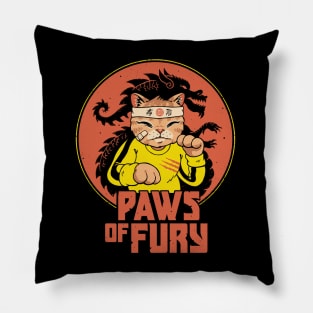 Paws of Fury Pillow