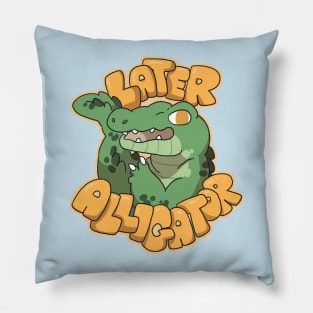Later Alligator Pillow