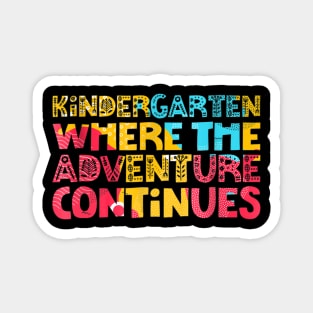 Kindergarten Shirt Gift 1st Day Back To School Boys Girls Magnet