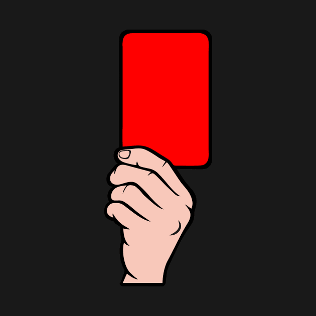 Funny Red Card by Virly