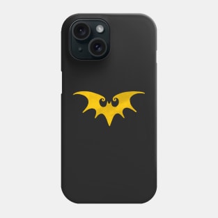 Spooky Yellow Bat Phone Case