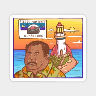 Stanley Hudson & his decommissioned lighthouse Magnet