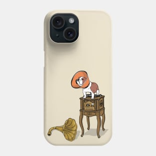 Frenchie Gramophone Phone Case