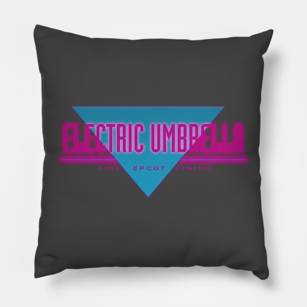 Electric Umbrella - Fine Dining Pillow by Bt519