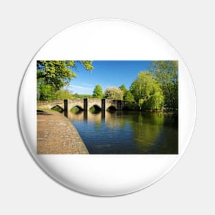 Bakewell Bridge and River Wye Pin